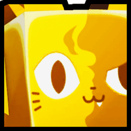 Golden Huge Good vs Evil Cat Pet