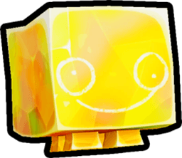 Golden Colorful Rock Pet