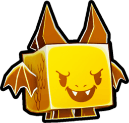 Golden Cartoon Demon Pet