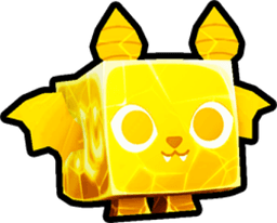 Shiny Golden Relic Bat Pet