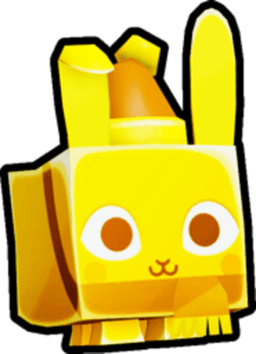 Golden Festive Bunny Pet