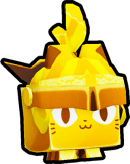 Shiny Golden Knight Cat Pet