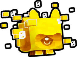 Golden Hacked Raccoon Pet