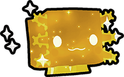 Golden Cosmic Axolotl Pet