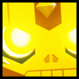 Golden Titanic Metal Skull Pet