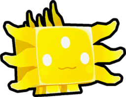 Shiny Golden Alien Axolotl Pet