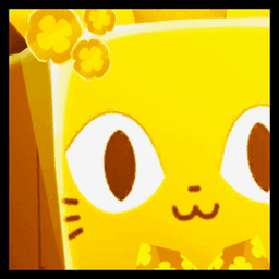 Shiny Golden Huge Leprechaun Cat Pet