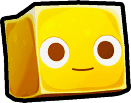 Shiny Golden Blue Slime Pet