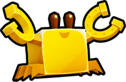 Shiny Golden Horseshoe Crab Pet