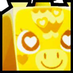 Golden Huge Valentine's Unicorn Pet