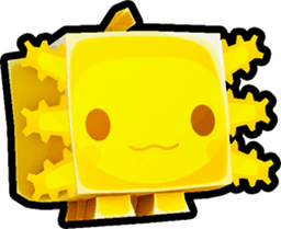 Golden Orange Axolotl Pet
