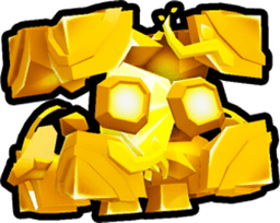 Shiny Golden Jungle Golem Pet
