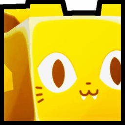 Shiny Golden Huge Scary Cat Pet