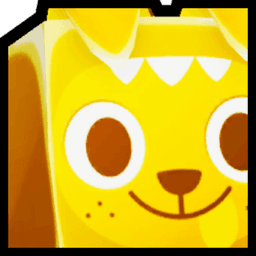 Shiny Golden Huge Dino Dog Pet