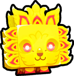 Shiny Golden Bejeweled Lion Pet