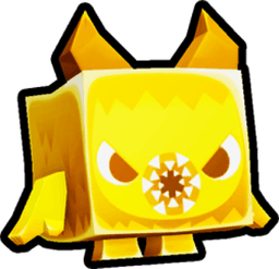 Shiny Golden Creepy Yeti Pet