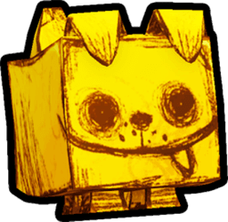 Shiny Golden Night Terror Dog Pet