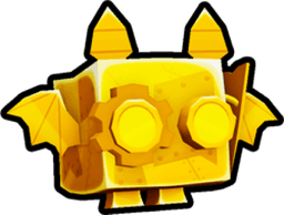 Golden Junkyard Bat Pet