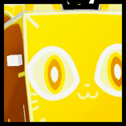 Shiny Golden Huge Holographic Cat Pet