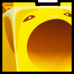Golden Huge Pop Cat Pet