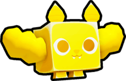 Shiny Golden Cloud Bat Pet