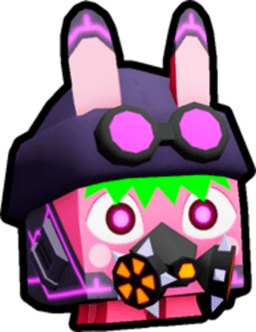 Rainbow Cyberpunk Bunny Pet