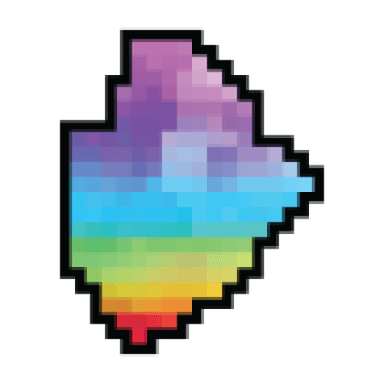 Pixel Rainbow Shard
