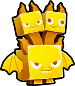 Golden Three Headed Dragon Pet