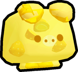 Golden Jelly Piggy Pet