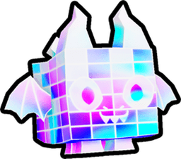 Shiny Rainbow Disco Ball Dragon Pet