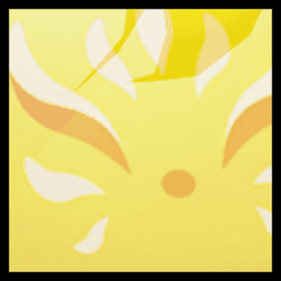 Shiny Golden Titanic Jelly Kitsune Pet