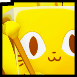 Shiny Golden Huge Exquisite Cat Pet