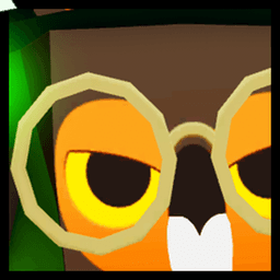 Shiny Huge Old Wizard Owl Pet