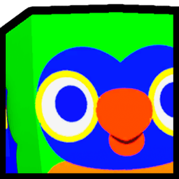 Shiny Rainbow Huge Tropical Parrot Pet