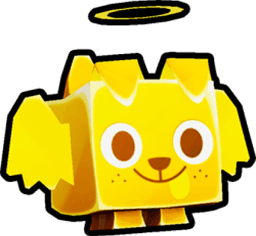 Shiny Golden Angel Dog Pet