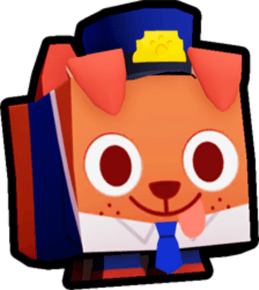 Train Conductor Dog