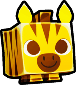 Shiny Golden Zebra Pet