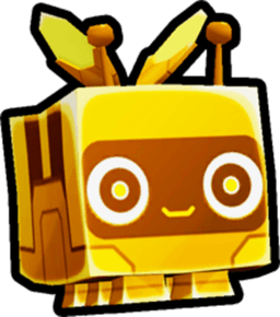 Shiny Golden Robot Bee Pet