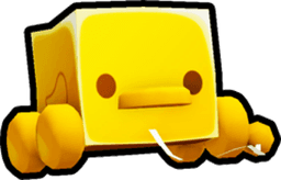 Shiny Golden Toy Duck Pet