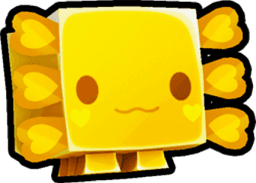 Shiny Golden Valentine's Axolotl Pet
