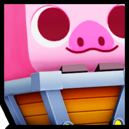 Huge Minecart Piggy Pet