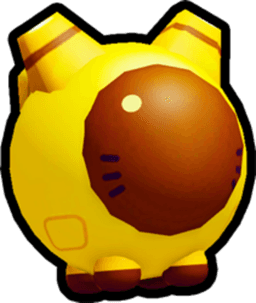 Shiny Golden Astronaut Cat Ball Pet