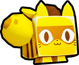 Shiny Golden Robber Cat Pet