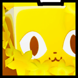 Shiny Golden Huge Luau Cat Pet
