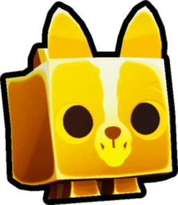 Shiny Golden Zombie Corgi Pet