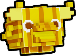 Shiny Golden Pixel Hippomelon Pet