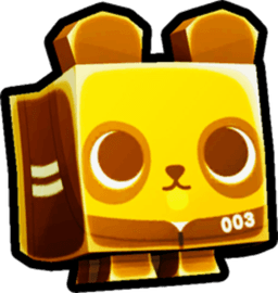 Golden Player Panda Pet