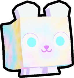 Shiny Rainbow Tiedye Bear Pet
