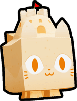 Shiny Sandcastle Cat Pet