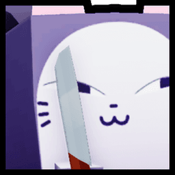 Shiny Rainbow Huge Knife Cat Pet
